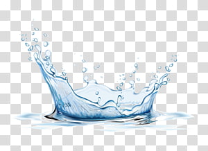 Fresh clean water splash with drops on transparent background PNG - Similar  PNG