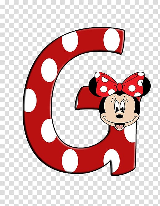 Alphabet Santa Claus Minnie Mouse Christmas , alfabeto minnie transparent background PNG clipart
