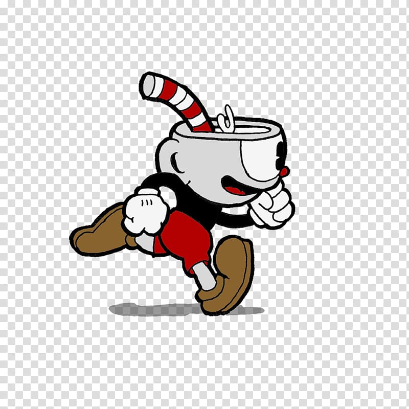 Cuphead Clipart Main Character in Cupheadshow (Instant Download