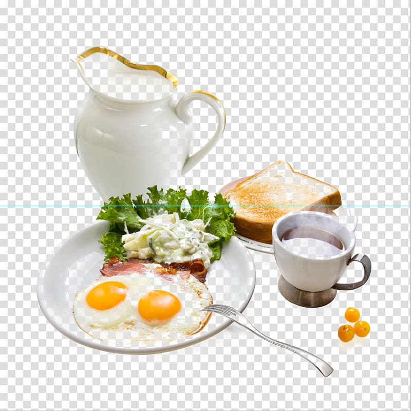 Breakfast Fried egg Nutrition Eating Morning, Nutritious breakfast transparent background PNG clipart