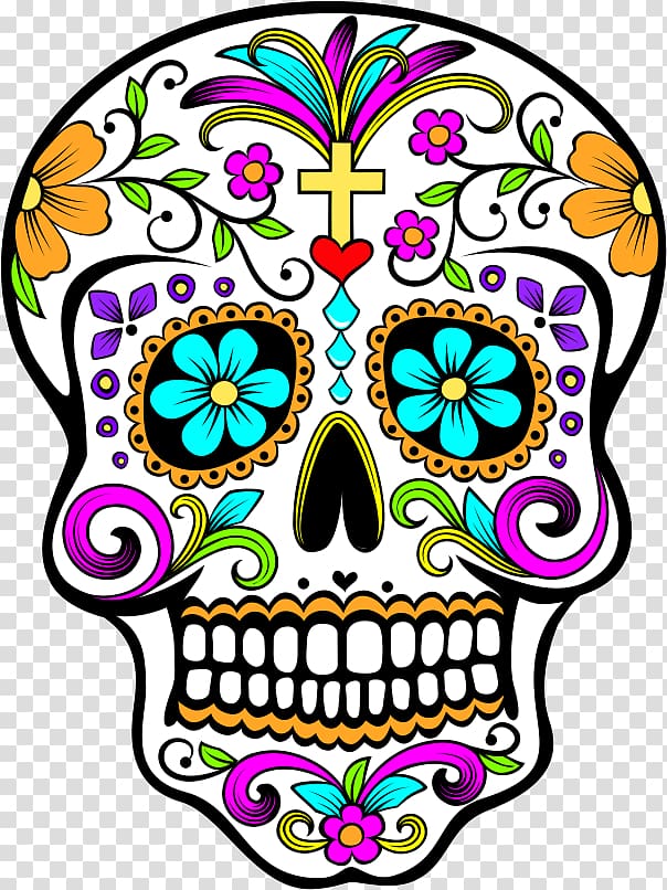 La Calavera Catrina Mexico Day of the Dead Death, skull transparent background PNG clipart