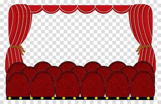 theater curtain and chair , Cinema Frames Film frame Stage, Movie Theatre, Frame, Stage, Scene transparent background PNG clipart
