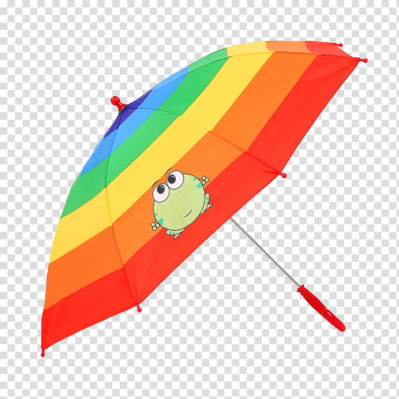 Umbrella Cartoon Rainbow, rainbow transparent background PNG clipart