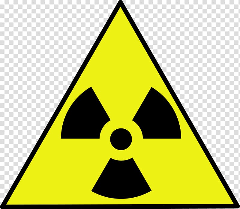 Label Radiation Radioactive waste HAZMAT Class 7 Radioactive substances, Warning Sign transparent background PNG clipart