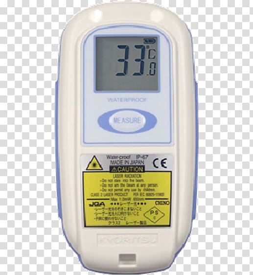 Infrared Thermometers Temperature Waterproofing Electricity, saz clamping instrument transparent background PNG clipart