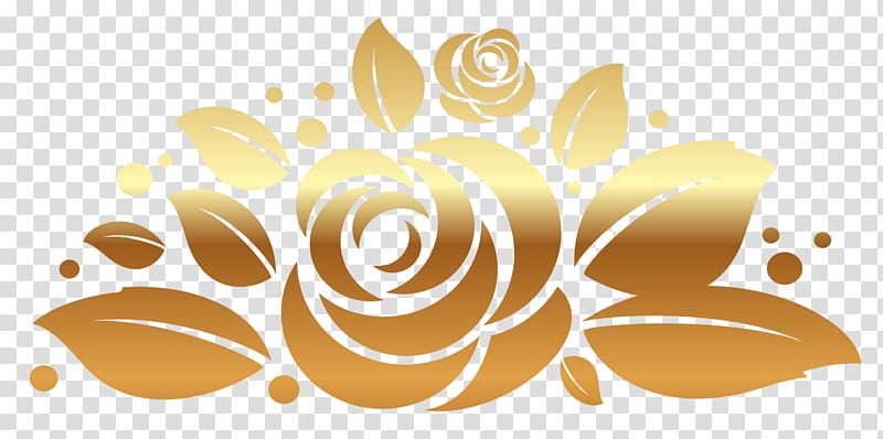 Rose Gold , Gold Roses transparent background PNG clipart