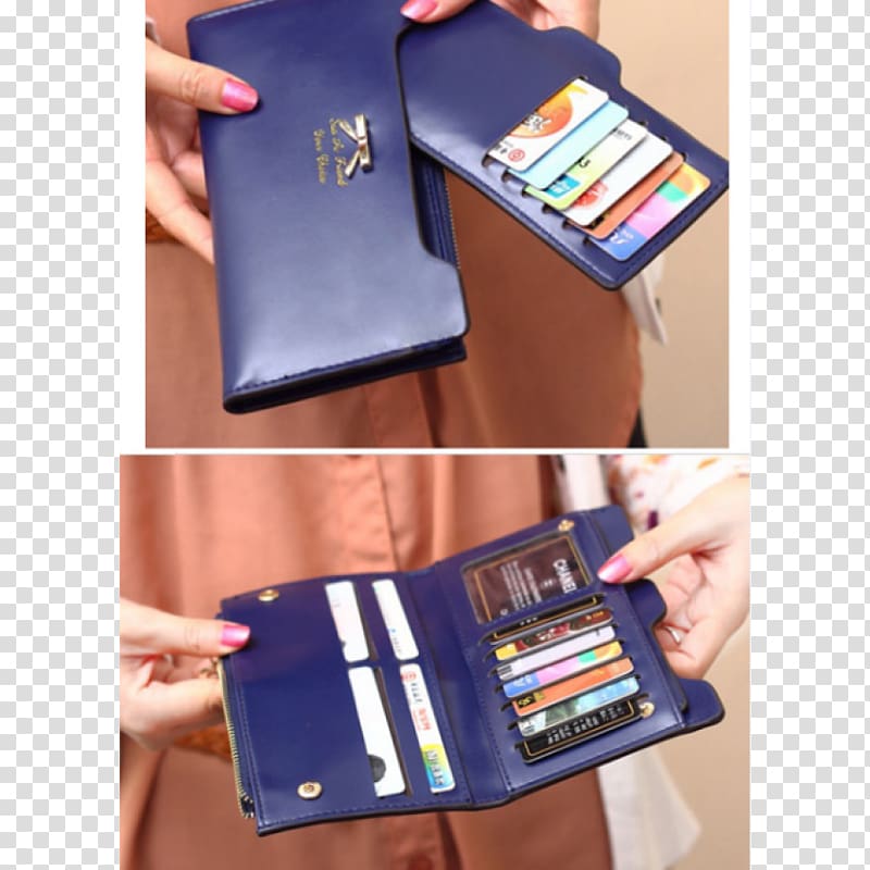 Wallet Zipper Money clip Bag Fashion, female card transparent background PNG clipart