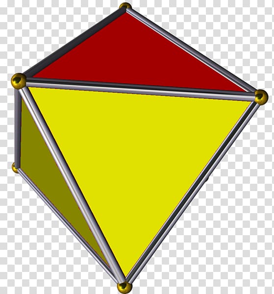 Square antiprism Octahedron Polyhedron Trigonal planar molecular geometry, triangle transparent background PNG clipart