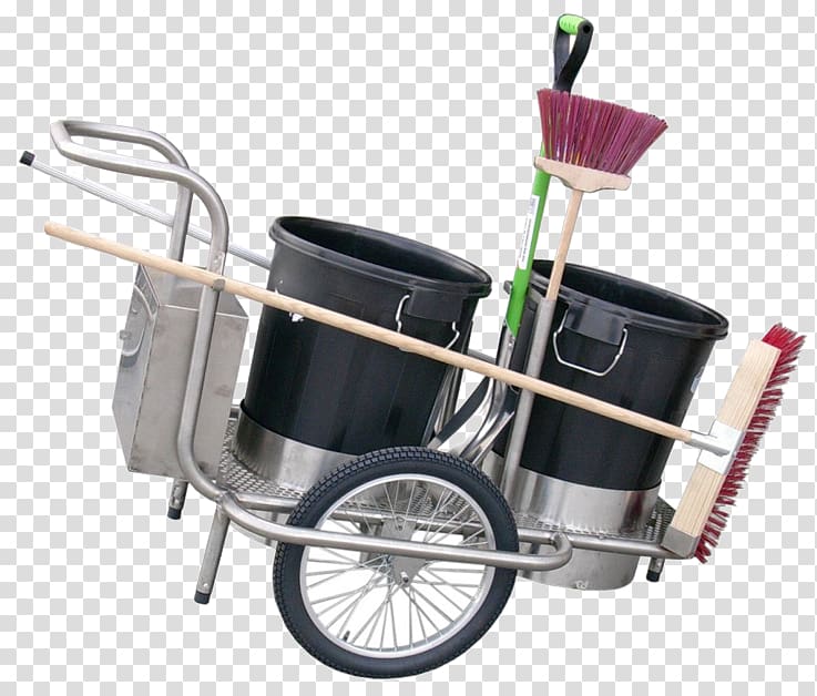 Cart Street sweeper Waste collector Carro de limpieza Cleaning, bucket transparent background PNG clipart