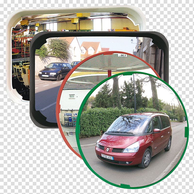 Mirror Verkehrsspiegel Traffic engineering Road transport, mirror transparent background PNG clipart