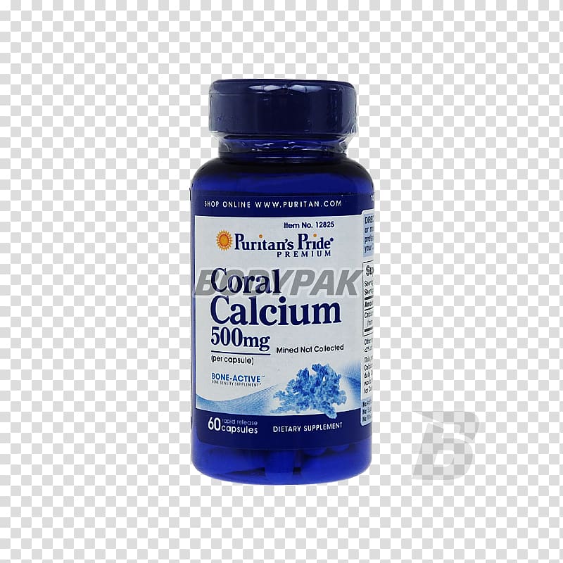 Dietary supplement Coral calcium Puritan's Pride Capsule, others transparent background PNG clipart