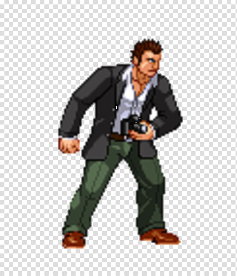 Frank West Sprite Pixel art Character, Dead Rising transparent background PNG clipart