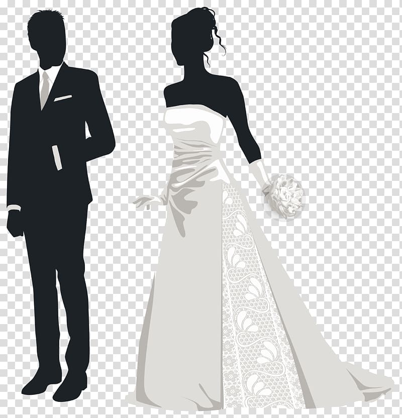 wedding couple , Wedding invitation Bridegroom , Bride transparent background PNG clipart