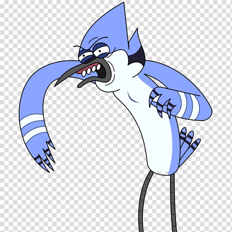 Mordecai Character Art Peeps, show transparent background PNG clipart