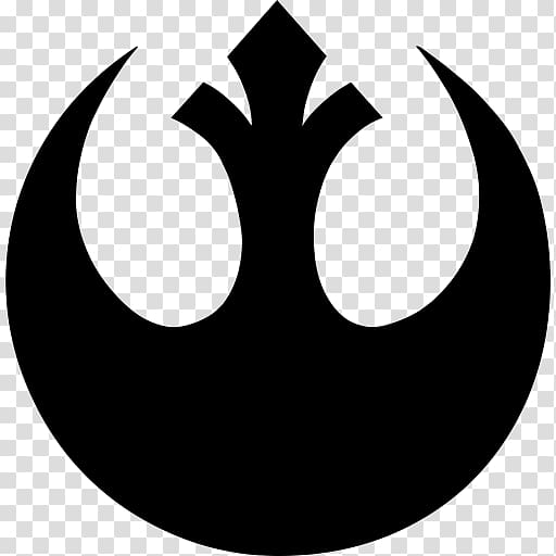 Rebel Alliance Logo Star Wars Leia Organa Galactic Empire, rebel transparent background PNG clipart