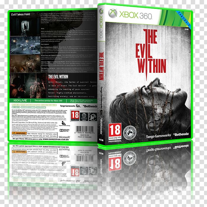 Xbox 360 The Evil Within 2 BioShock Infinite PlayStation 4, Evil Within transparent background PNG clipart