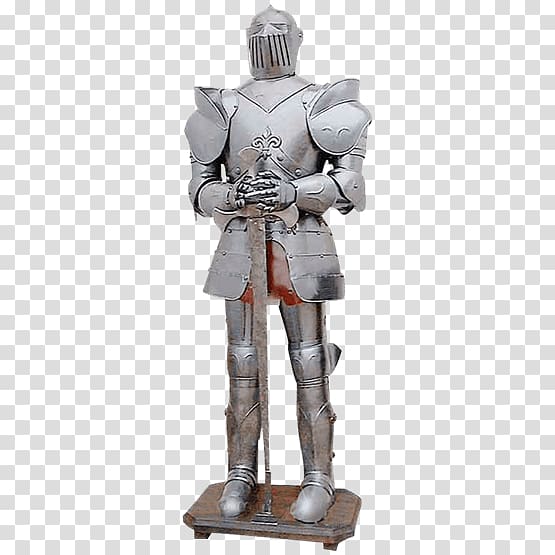 Plate armour Knight Body armor Components of medieval armour, medieval armor transparent background PNG clipart
