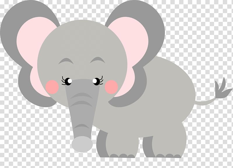 elephant illustration, Safari Party , elephant motif transparent background PNG clipart