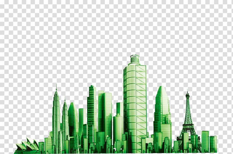 Gusu District Suzhou Building Architecture, Green city building transparent background PNG clipart