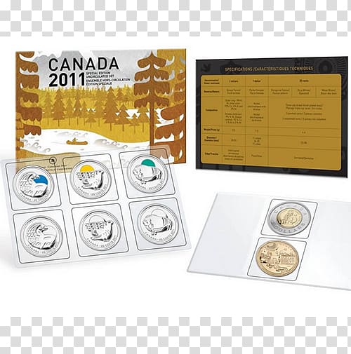 Canada Canadian Centennial Uncirculated coin Coin set Proof coinage, Canada transparent background PNG clipart