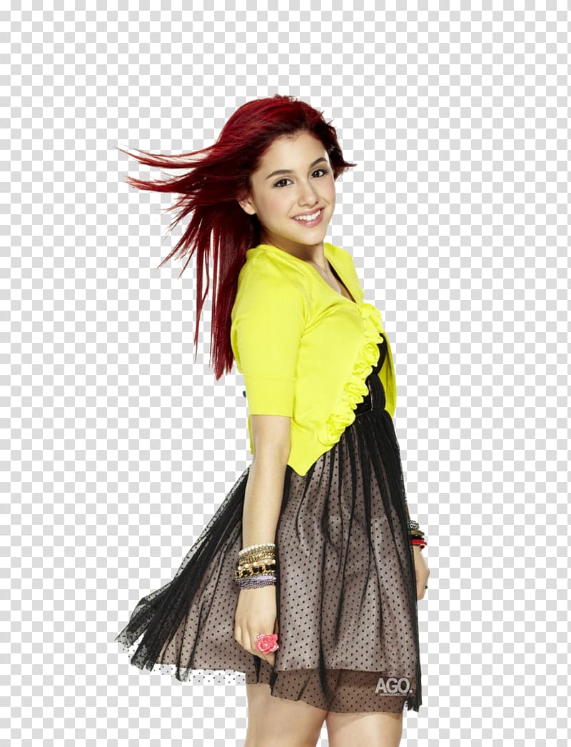 Ariana Grande Victorious Cat Valentine 0 Nickelodeon, ariana grande transparent background PNG clipart