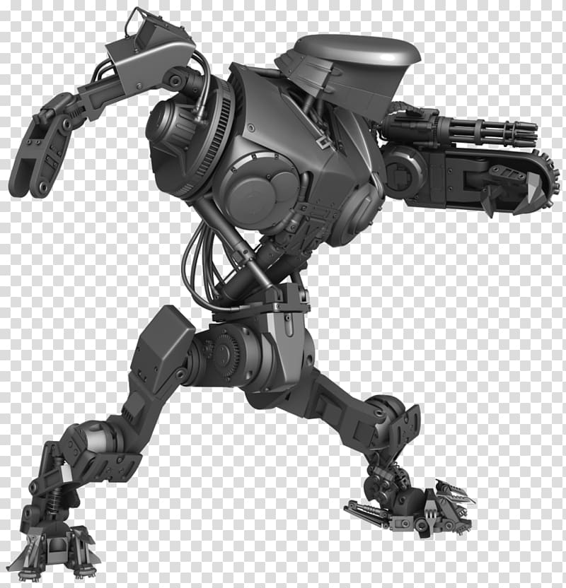 Terminator Robot Droid, robocop transparent background PNG clipart