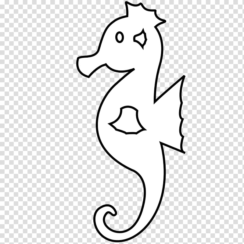 Seahorse Drawing Line art , nature sea animals transparent background PNG clipart