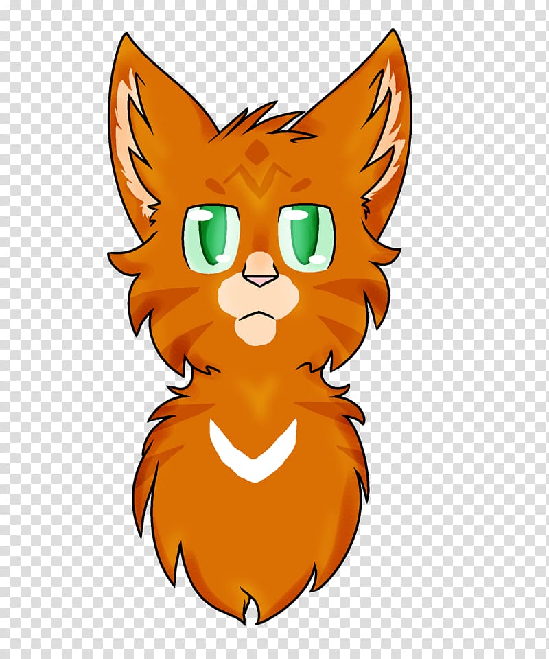 Cat Dark River Warriors Drawing Firestar, shading style transparent background PNG clipart