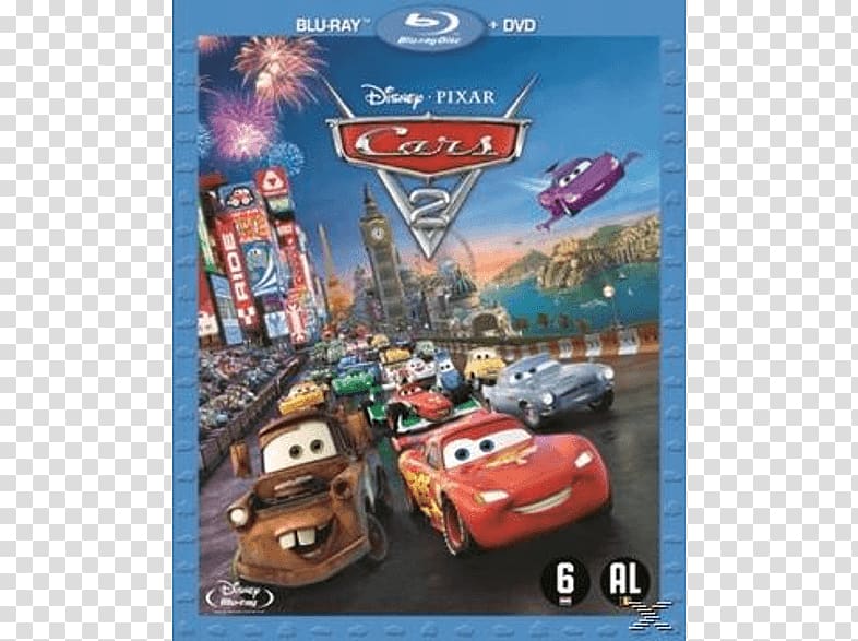 Mater Lightning McQueen Cars Blu-ray disc, car transparent background PNG clipart
