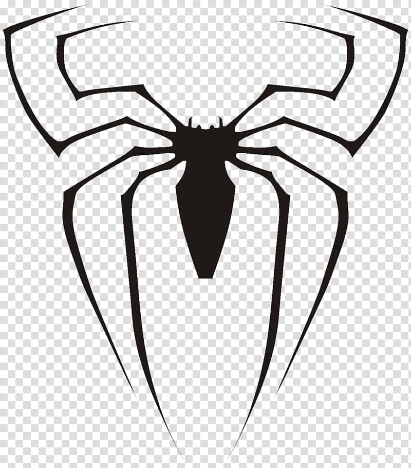 Spider-Man Logo Drawing Art, spider-man transparent background PNG clipart