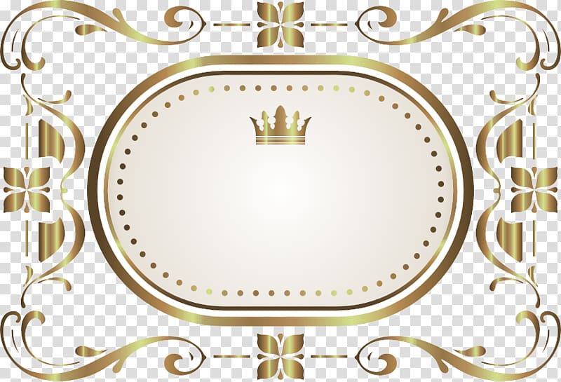 Crown Frame transparent background PNG clipart