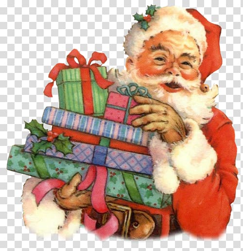 Santa Claus Christmas Mrs. Claus Saint Nicholas Day Gift, santa claus transparent background PNG clipart