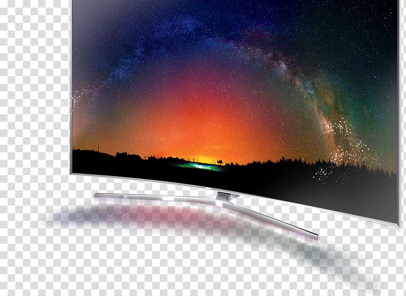 LED-backlit LCD Television set Ultra-high-definition television Samsung, submarine scene transparent background PNG clipart