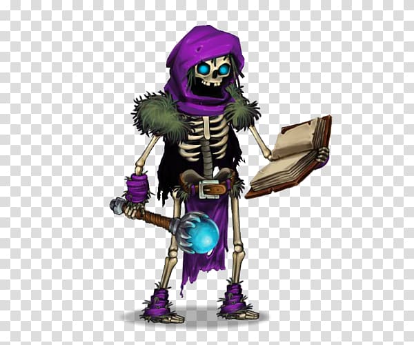 Game Character Magician Pixel art, Skeleton transparent background PNG clipart