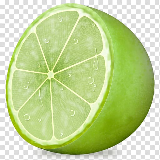 Lemon Cocktail Icon Persian lime, Lime transparent background PNG clipart