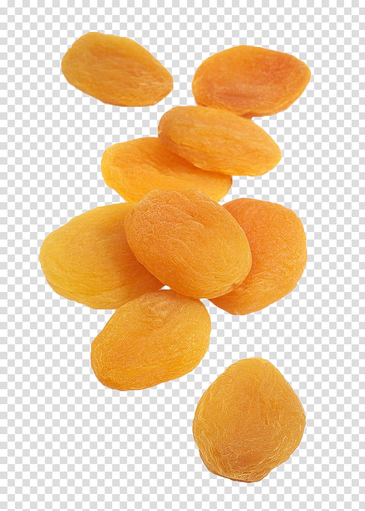 Dried apricot Dried fruit Nut , Yellow apricot dried nuts transparent background PNG clipart