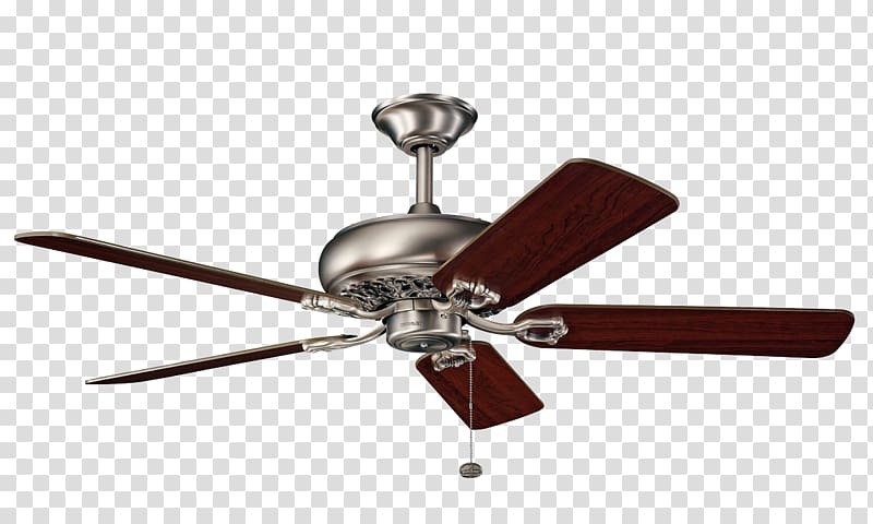 Kichler Canfield Patio Ceiling Fans Lighting, fan transparent background PNG clipart