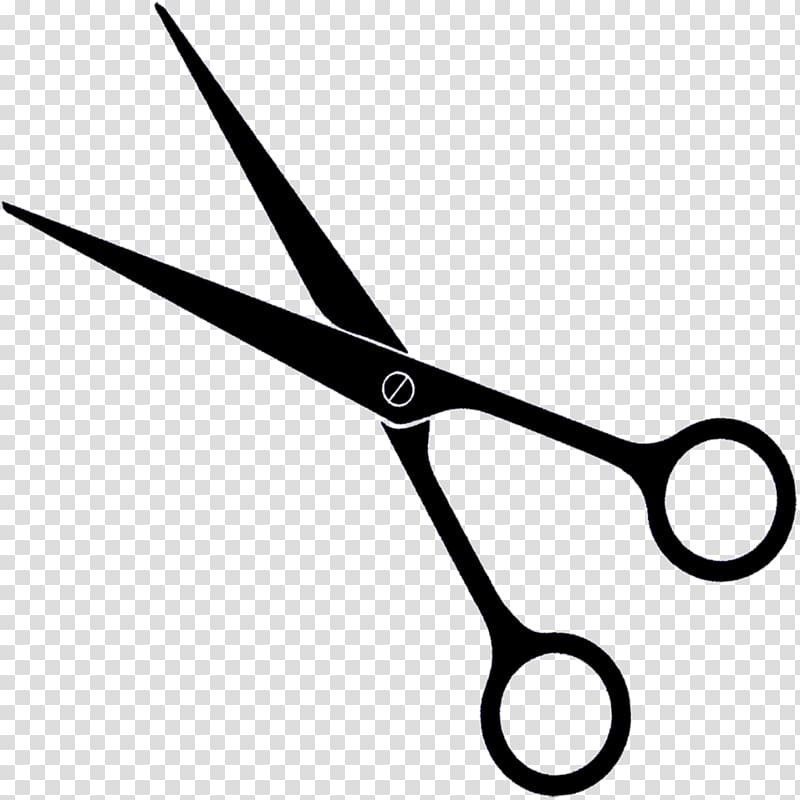 Scissors Saci Salon Hair-cutting shears Cosmetologist Capelli, hairdressing theme transparent background PNG clipart