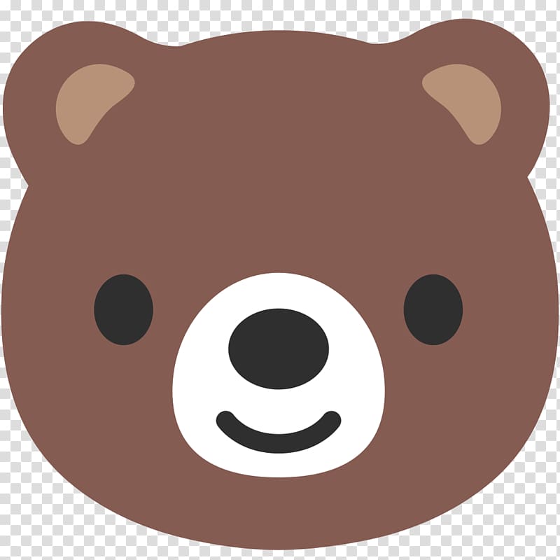 Bear Emoji Android Noto Fonts Bear Transparent Background Png