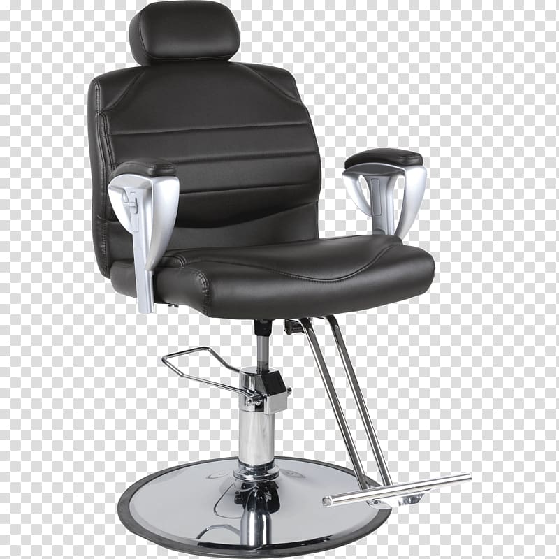 Barber chair Bergère Furniture, salon chair transparent background PNG clipart