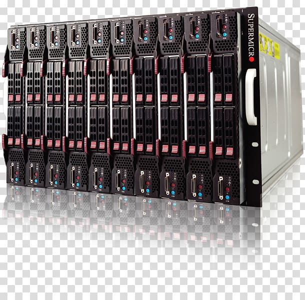 Disk array Computer Servers Dell Blade server 19-inch rack, technology material transparent background PNG clipart