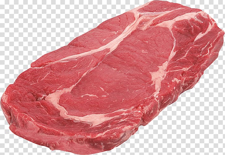Rib eye steak Runderlap Bresaola Meat Ham, meat transparent background PNG clipart