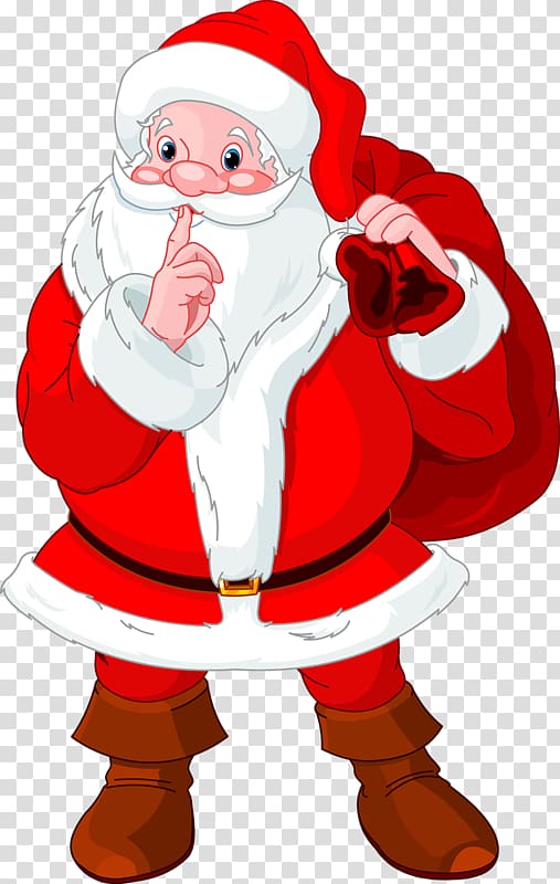 Santa Claus Rudolph , Santa Claus transparent background PNG clipart