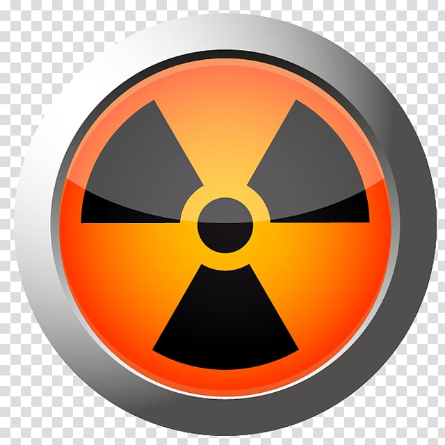 Radiation Radioactive decay Hazard symbol , symbol transparent background PNG clipart