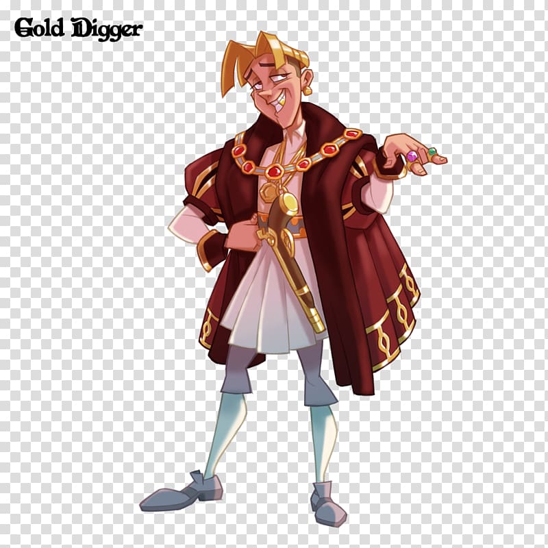 Dice Brawl: Captain\'s League Ship Sailor April, Gold Digger transparent background PNG clipart