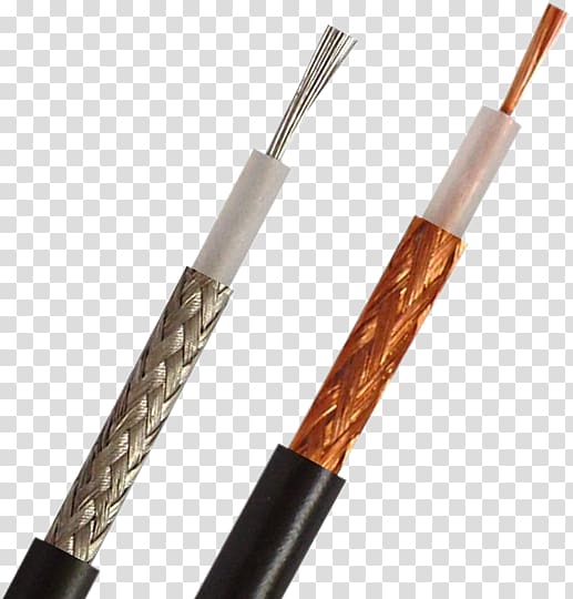 Electrical cable Coaxial cable Shielded cable Multicore cable, others transparent background PNG clipart