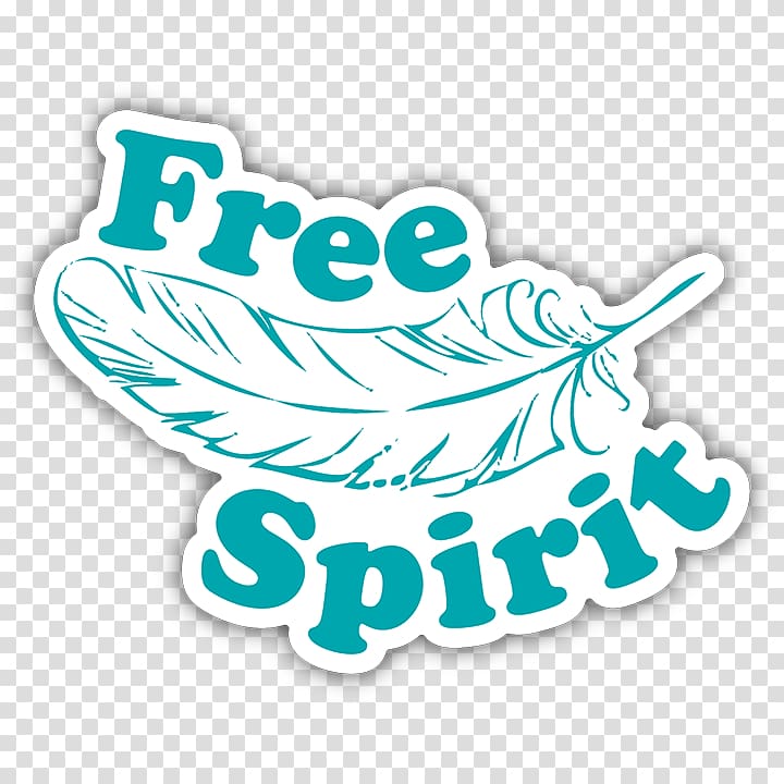 Free Spirit Small Bumper Sticker Decal 4 25 x 3 Product Logo, personalized car stickers transparent background PNG clipart