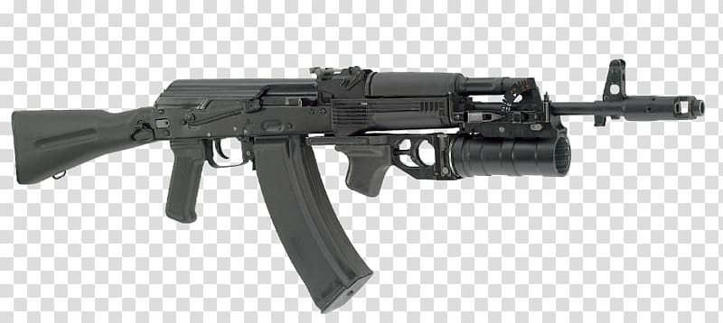 Izhmash Russia AK-74 AK-47 Assault rifle, Russia transparent background PNG clipart