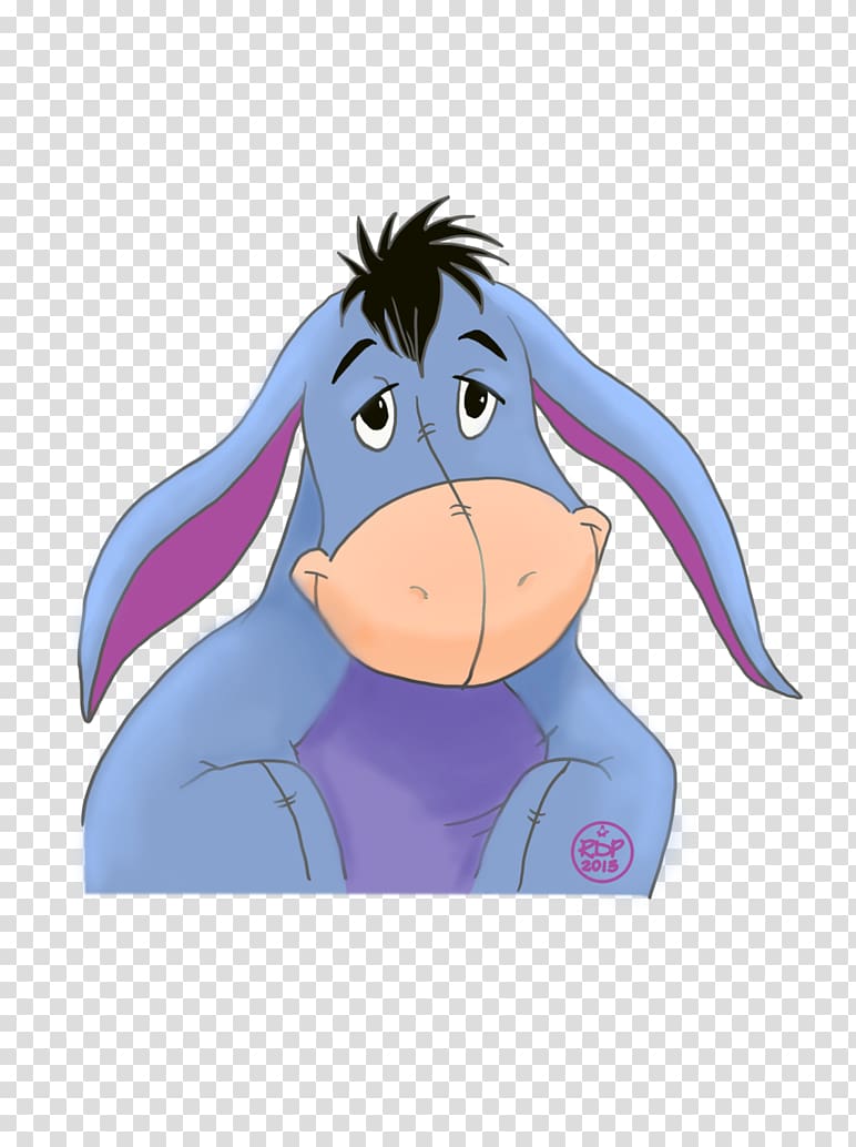 Eeyore Winnie the Pooh Piglet Minnie Mouse Tigger, Eeyore transparent background PNG clipart