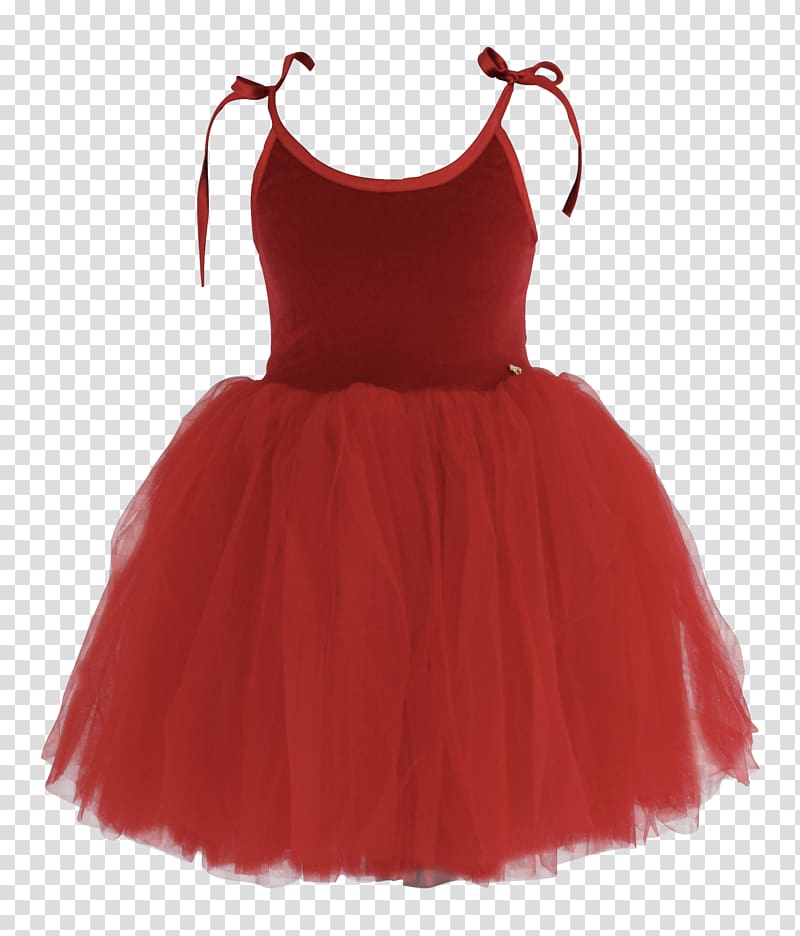 Red Cocktail dress Tutu Skirt, dress transparent background PNG clipart
